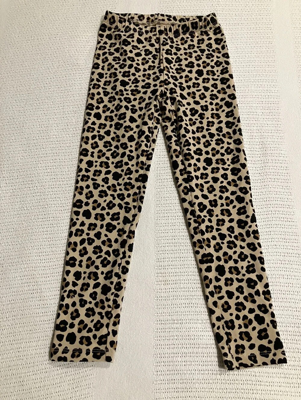 $2 If Bundled. Leopard Print Leggings - Beige & Black
